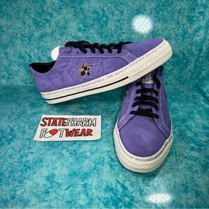 Converse One Star Pro Suede Sean Pablo Men's Purple Low Top Shoes Sneakers